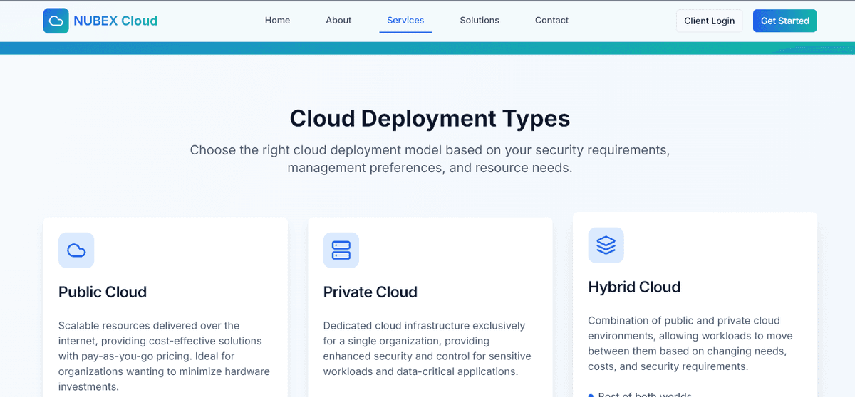 NUBEX CLOUD screenshot 3